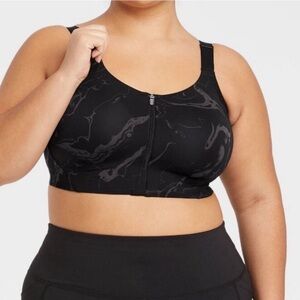 ✨ Women’s High Support Mesh Crossback Bra